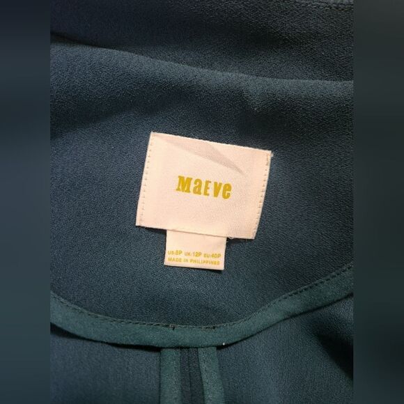 Anthropologie Maeve Seymour Tie Waist Jumpsuit Size 8P - Picture 7 of 7